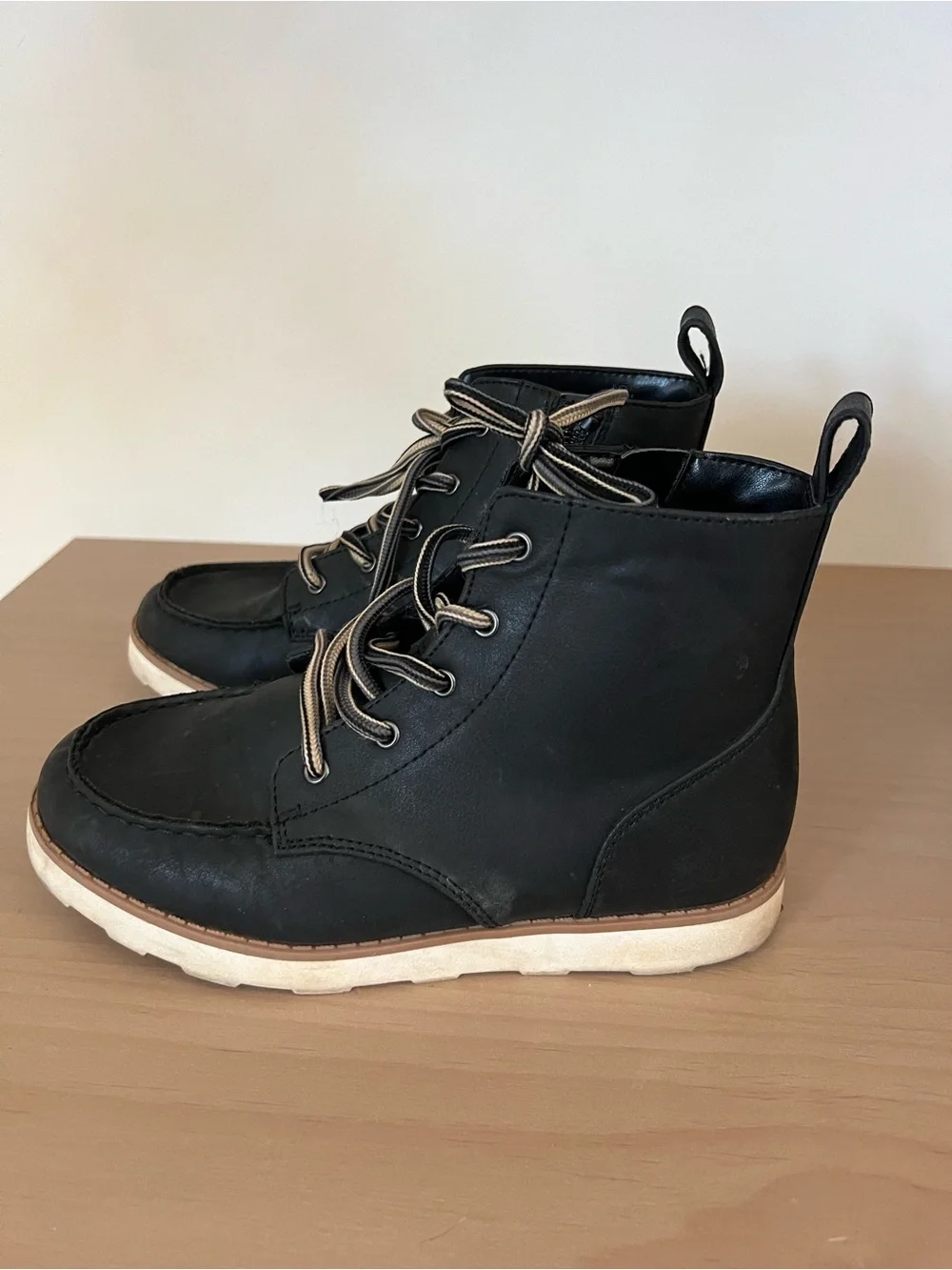 Cat & Jack Black Boys Ankle Boots